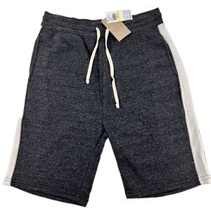 New Alternative Men US M Grey Relaxed Shorts Lace Up Slash Pockets Casual